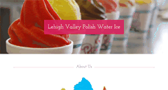 Desktop Screenshot of lehighvalleypolishwaterice.com