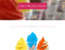 Tablet Screenshot of lehighvalleypolishwaterice.com